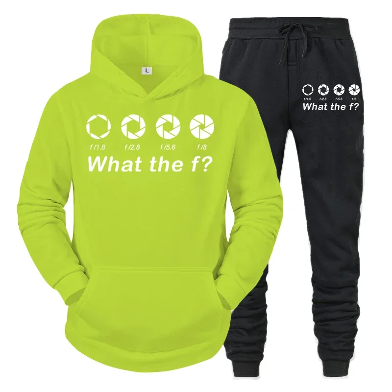 thumbnail image 1 of Conjunto de 2 piezas de sudadera y pantalones básicos y divertidos para fotógrafos para hombres 2024, ropa deportiva a juego para viajes con cámaras DSLR para amantes de los hombres, 1 of 4