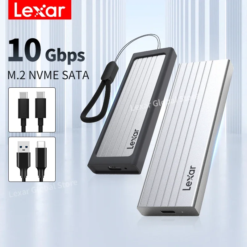 Lexar M2 SSD Nvme Case E6 Disk Box High-speed Type-c Mobile