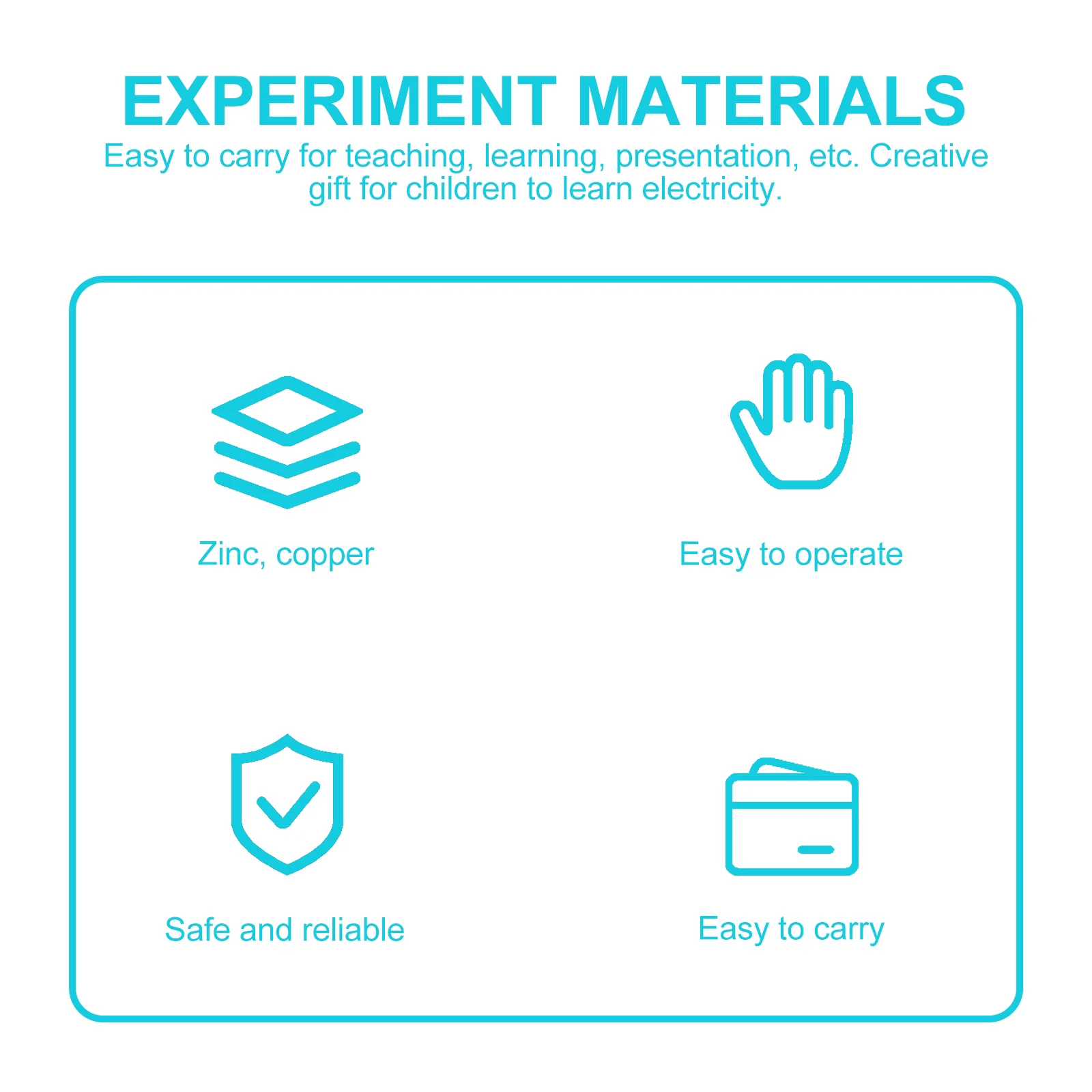 10 Pairs Zinc Sheet Copper Scientific Experiment Supplies Fruit Power Juicer Machines Experimental DIY Materials Baby