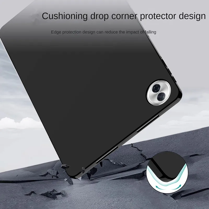 Premium Silicone Tablet Back Case, Anti-Slip Protective Cover, Shock-Absorbent Design