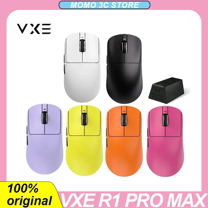 Vgn VXE Dragonfly R1 Pro Max Mouse Wireless Buletooth Three Mode Paw3395 Wired Light Weight 500mah 150h PC Gaming E-Sports Mouse