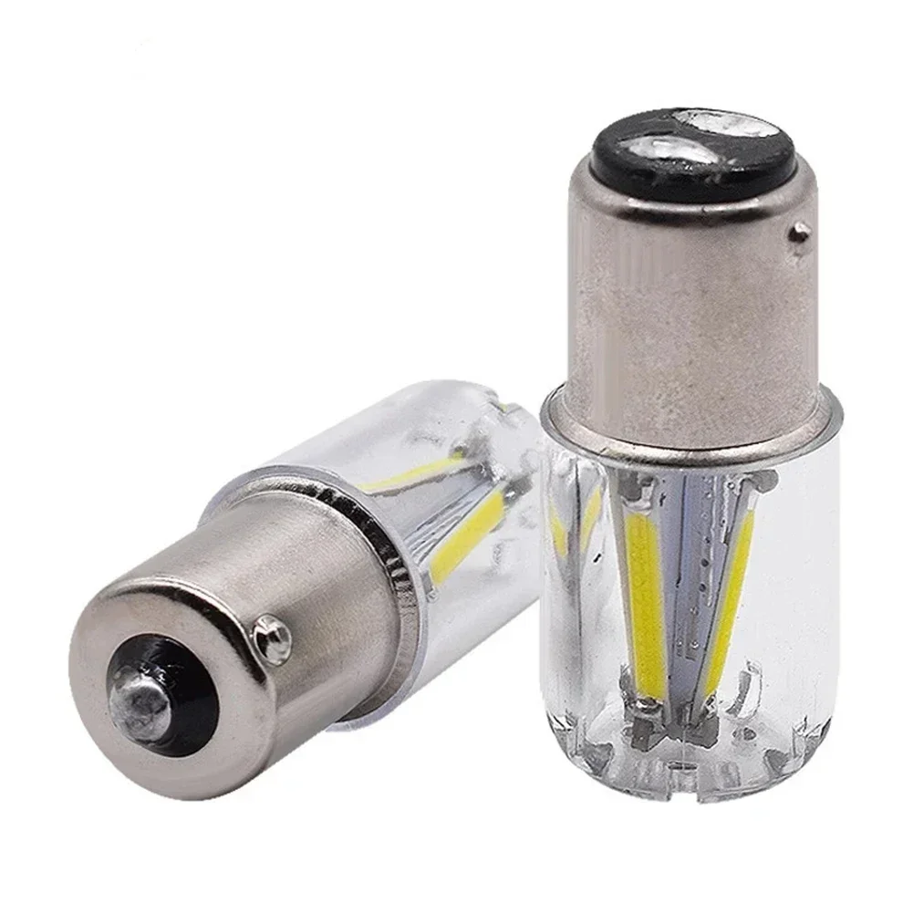 COB LED Turn Signal Bulb 1156 1157 BA15S P21W P215W 12V Reverse Light ...