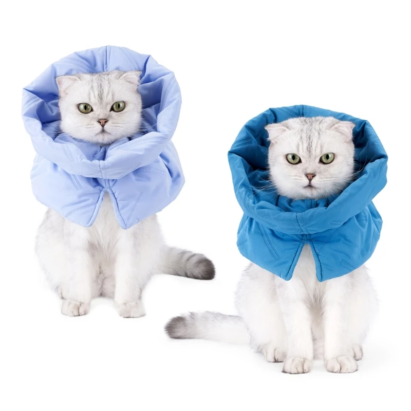

Comfortable Cat Cone Collar for Post-Surgery Recovery and Wound Protections