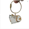 Clear Cat Hair Keepsake Box Gacha-Style Memorial Capsule for Pet Fur Collection Decorative Keychain Pendant Charm for Cat Lovers 6
