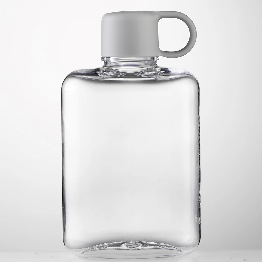 Creative Flat Water Bottle - 360ml Reusable BPA-Free Portable Sports Drink Bottle