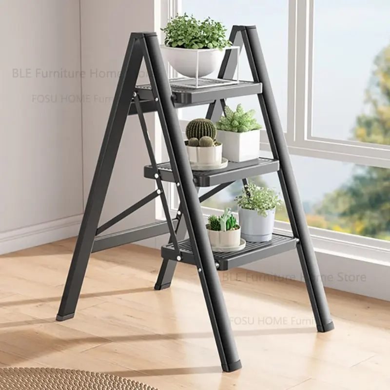 Household Step Ladders Kitchen Furniture Folding Ladder Multifunctional
