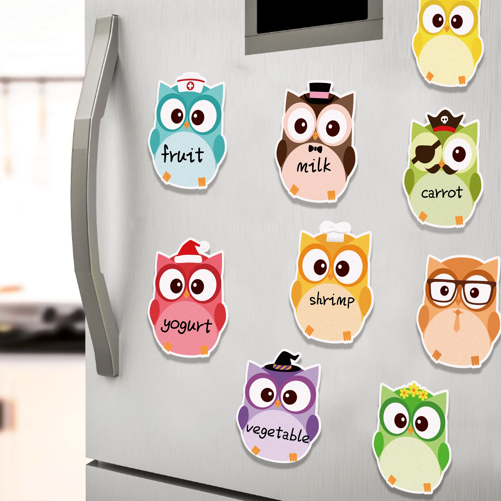 240 Pages Cartoon Animal owl Memo Pads Set Sticky Notes Stationery Label Notepad Self-Adhesive Memo Book For School Office 5