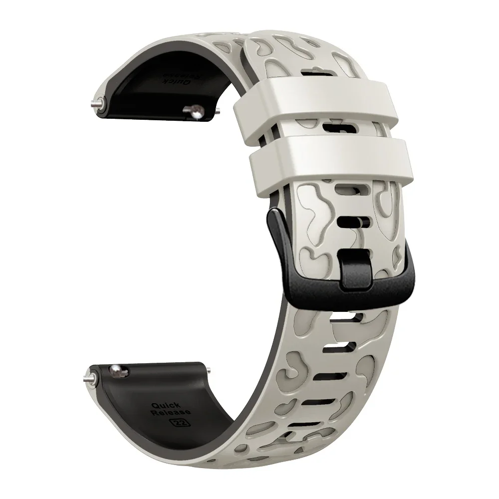 Silicone Sport Wristband – 22mm Smartwatch Strap