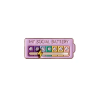Mood Expression Pins for Women Men My Social Battery Brooches on Clothes Funny Alloy Badge Gifts 6