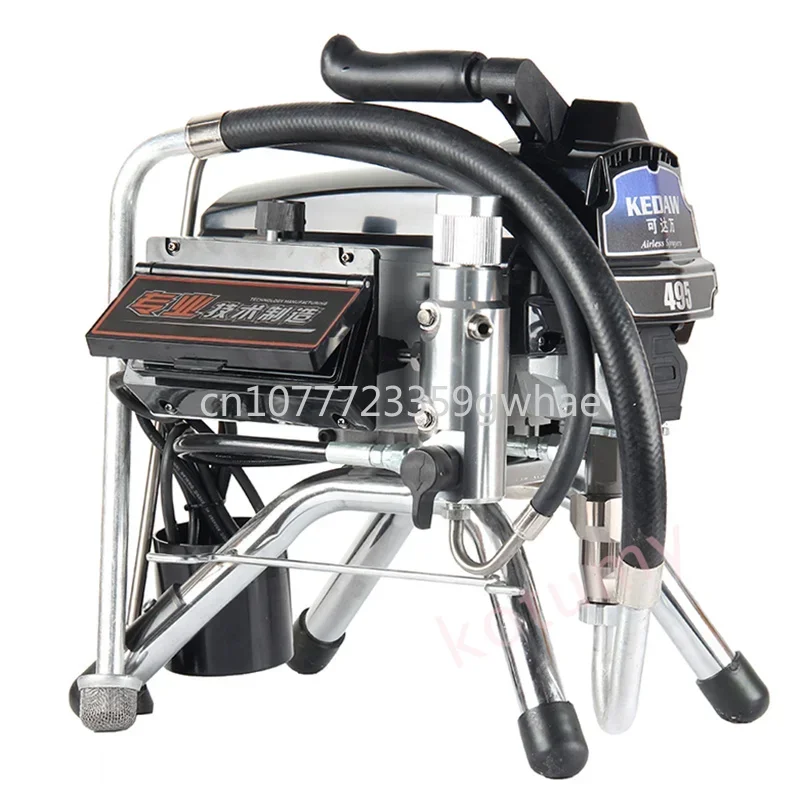

495/395 3L high flow 3000W electric high-pressure airless spraying machine with airless spray gun inside