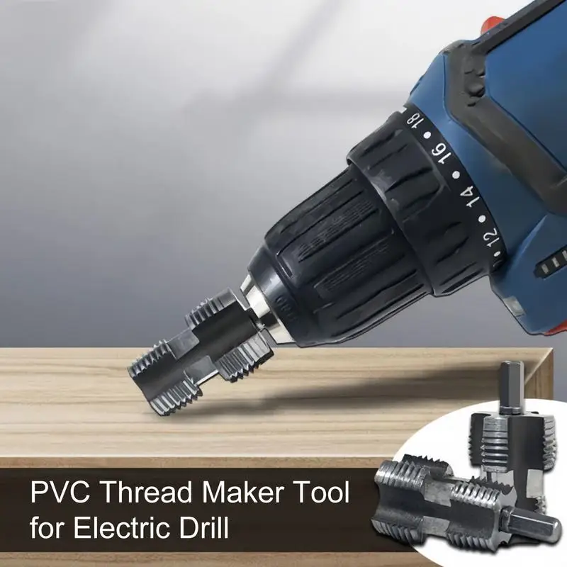 Thread Maker Tool Inner Pipe Threader 1/2 Inch 3/4 Inch Reusable Manual Threading Tool