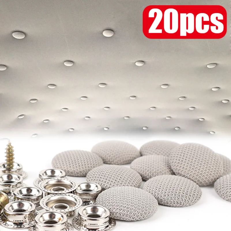 

Car Ceiling Headliner Cloth Fixing Buckles Interior Roof Fixing Screw Fabric Rivets Retainer Set Fastener Clips Accessories