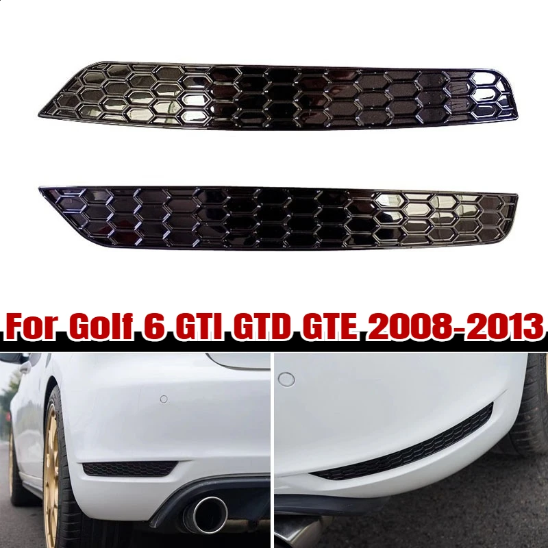 폭스바겐 골프 6 GTI DTD GTE R R20 STANDARD TSI TDI 2009-2013용 후면 범퍼 리플렉터 허니콤 양면 테이프 마운팅