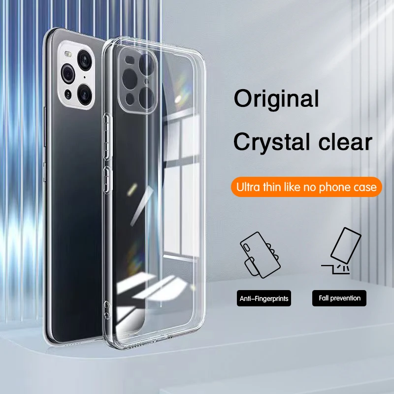 Crystal Clear Silicone Phone Case with Camera Protection