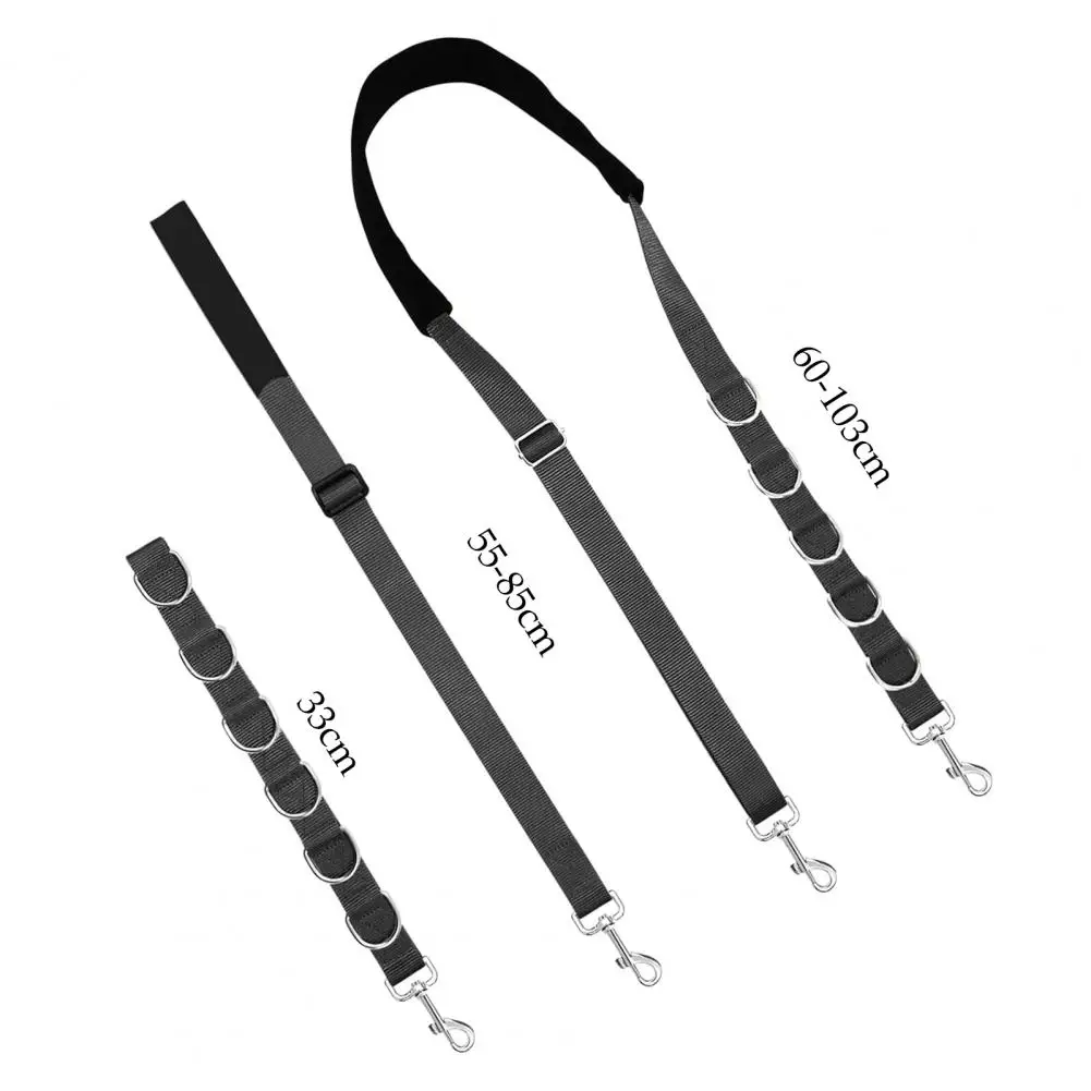 3Pcs Dog Grooming Belly Straps with Clamp Extension Loop Adjustable Design Easy To Use Pet Grooming Ropes for Dog