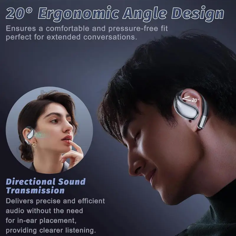 Language Translator Earbud 144 Languages AI Instant Smart Voice Real Time for Travel Business Study