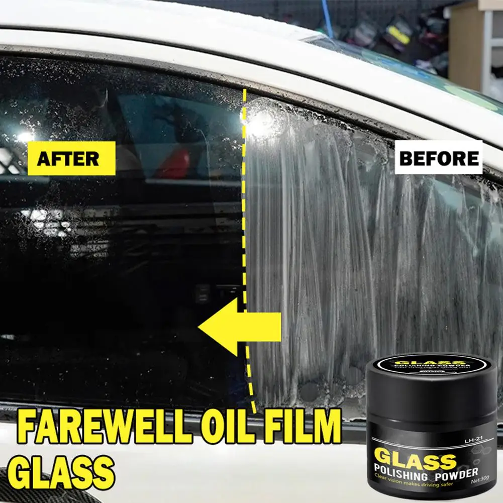 30g Cerium Oxide Glass Polishing Powder Window Windshield Scratch Remover Windscreen Repair Waxing Polish Cleaner glass scratch remover,car glass polishing kit