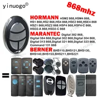 Hormann HSM2 HSM4 HSE2 HSE4 HS4 868 Garage Door Remote Control Gate Opener Marantec Digital 302 382 BERNER BHS121 BHS120 868mhz 1