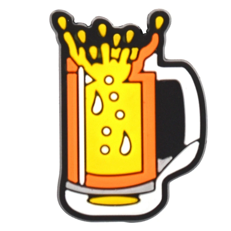 Random PVC Shoe Charms for Crocs Accessories Badge Women Sandals Buckle Kids Pins Men Decoration Jeans X-mas Gift Wholesale