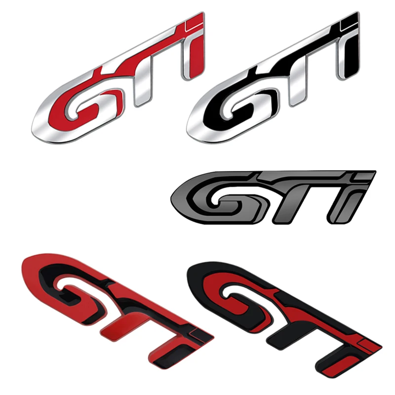 Emblema In Metallo Adesivo Per Auto Badge Decal Body Trunk Decor Per Peugeot Gt 106 107 206 208 301 307 508 3008 5008 Gtlien Black Edition