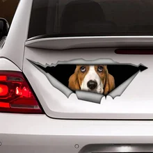 

Basset Hound car decal , pet decal, basset hound magnet, basset hound sticker, funny decal, dog sticker