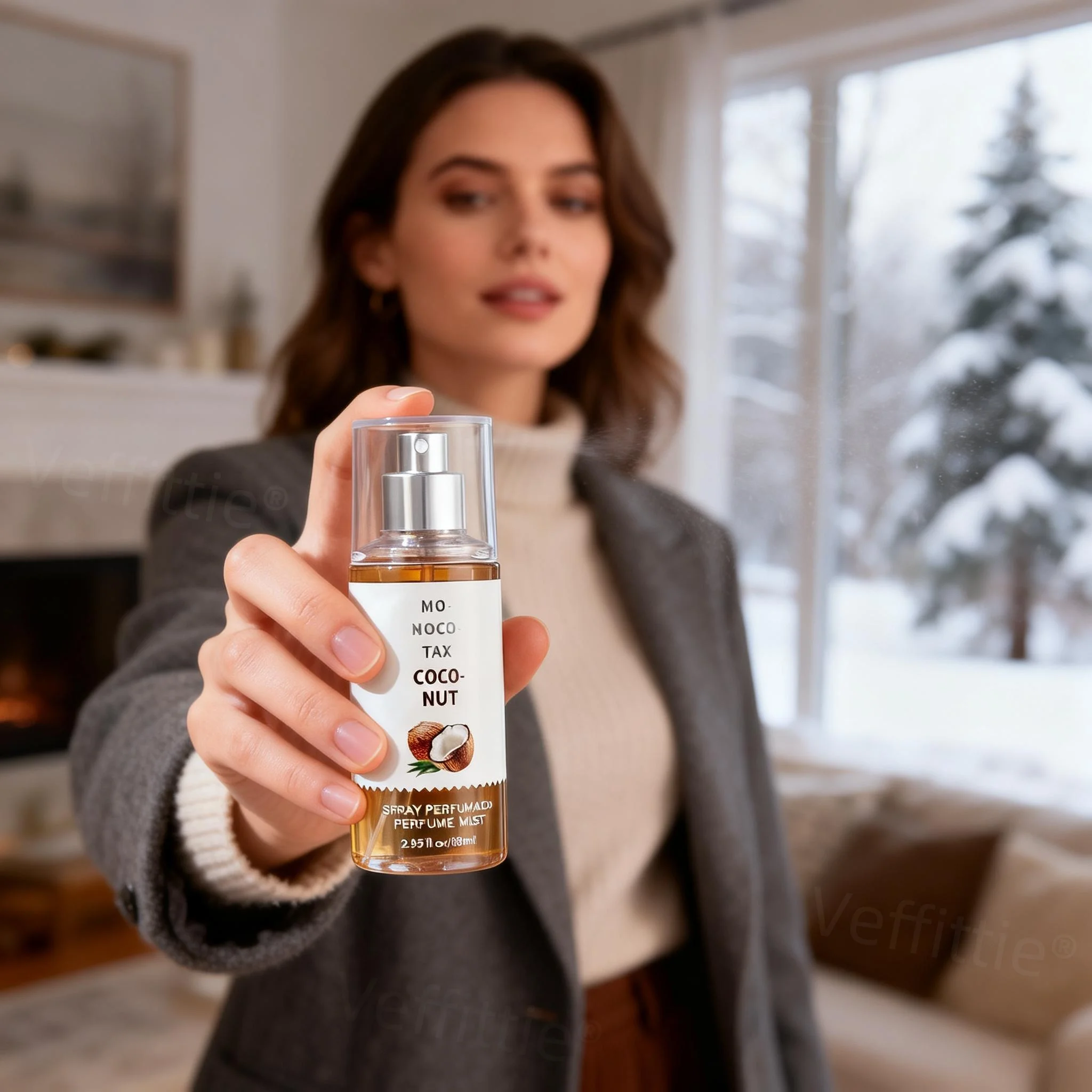 Winter Warm Caramel Coconut Mist Perfume Set Long Lasting Aroma_voghion.com