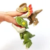 Jurassic Finger Dinosaur Triceratops Tyrannosaurus Model 3