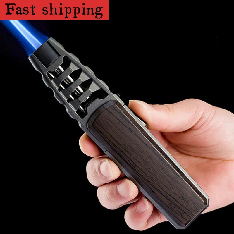 

JOBON Outdoor Metal Windproof High Firepower Blue Flame Inflatable Lighter Barbecue Torch Jewelry Welding Flame Gun Life Tools