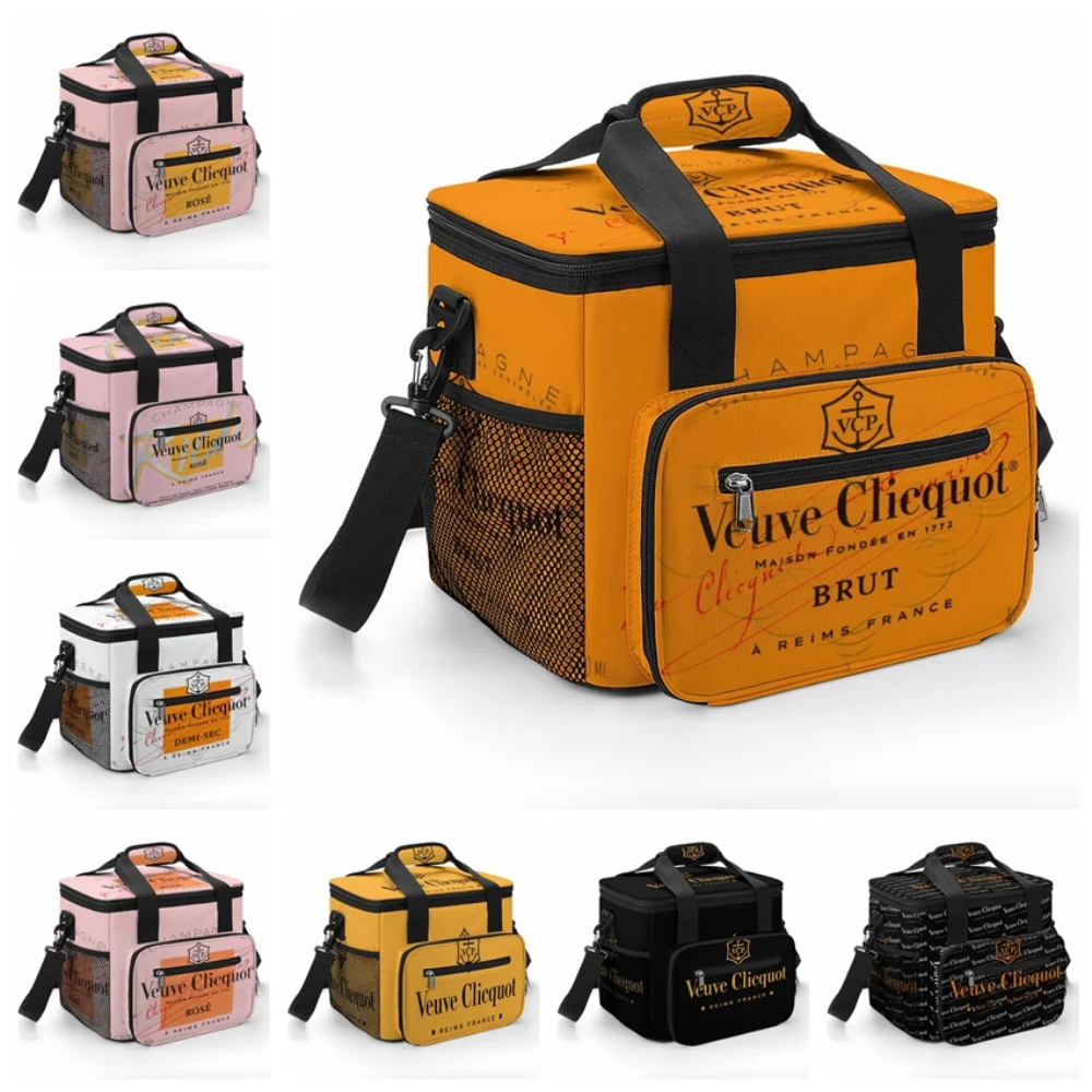 

Champagne Picnic Bag Large Capacity Luxury Lunch Bag Family Pack Refrigerated Shopping Bag Lunch Tote