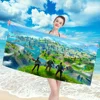 G-Games-F-Fortnites-S Serviette Sport Bathroom Towels Adults Quick-drying Towel Gym Sports Towel Woman Bathrobe Shower Hair Use 1