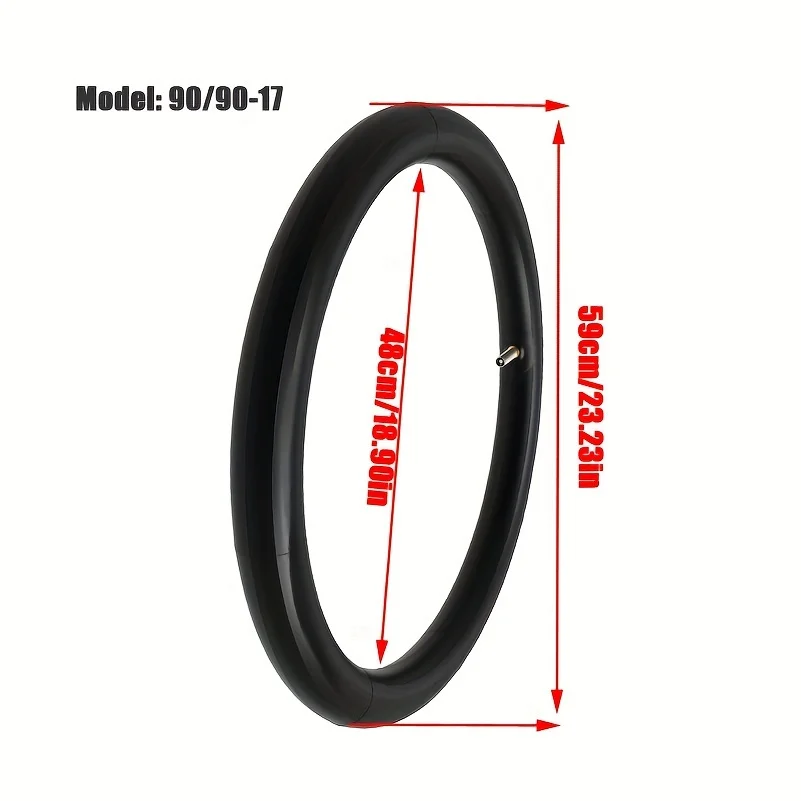 Versatile Rubber Straight Valve Inner Tubes