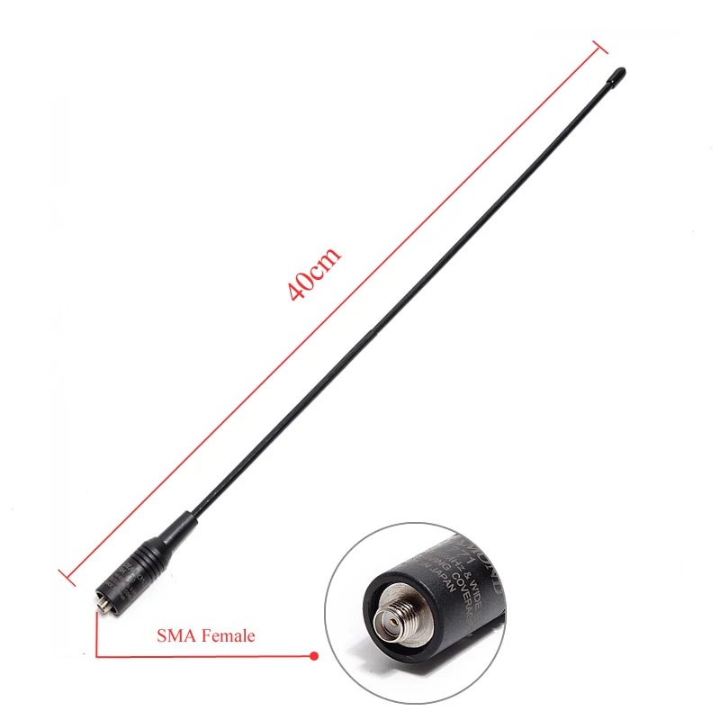 Diamond RH-771 SMA-antenne souple Flexible femelle double bande 144/430MHz pour Baofeng UV-5R UV-5RH UV-32 talkie-walkie Radio bidirectionnelle