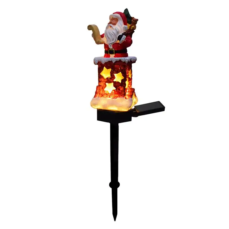 Solar Christmas Garden Stake Lights Solar Waterproof Outside Stake Lights Pathway For Gardens Patios Lawns