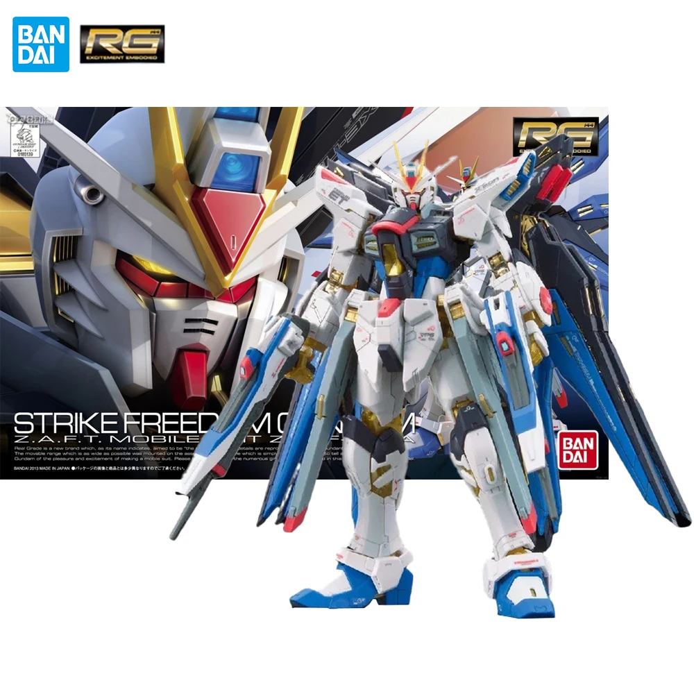 

Оригинальная аниме-фигурка, Bandai RG, мобильный костюм ZGMF-X20A, в наличии Gundam, экшн-фильм, Подарочные игрушки для мальчиков
