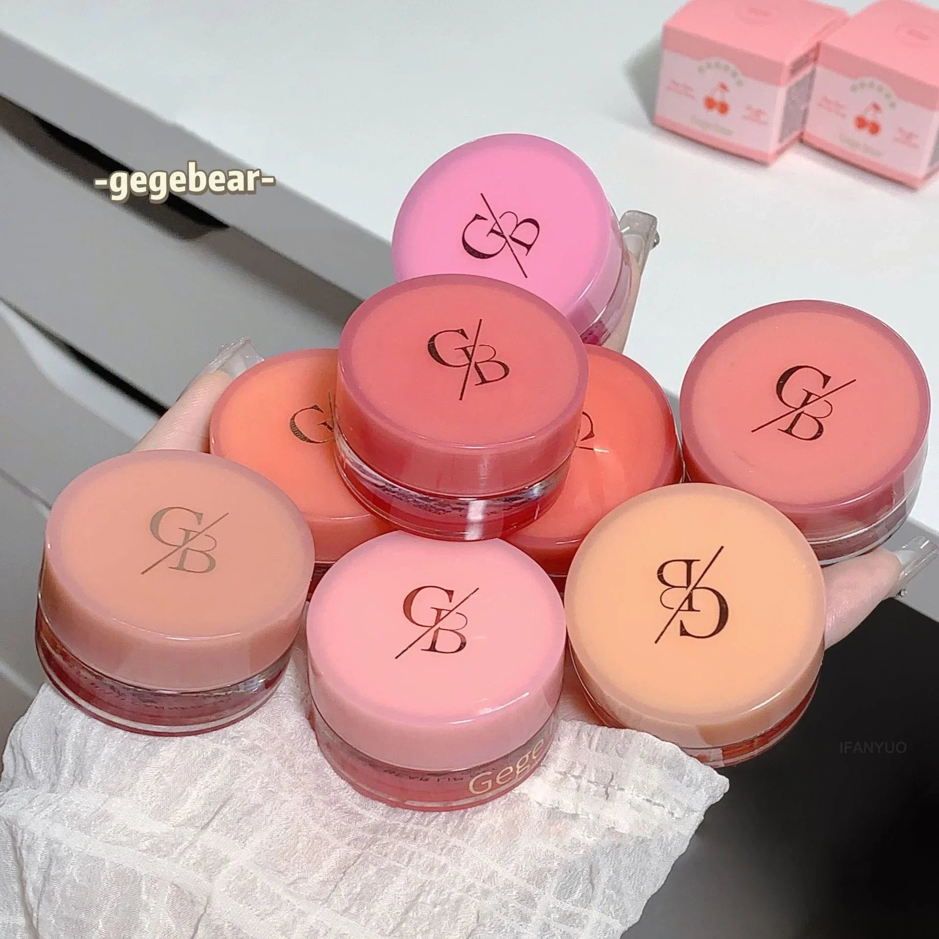 Jelly Canned Lip Glaze Mirror Water Light Jam Ice-clear Lip Tint Gloss Moisturize Plumping Tooting Thick Lips Honey Cream Makeup lip gloss lip makeup lip glaze lip tint