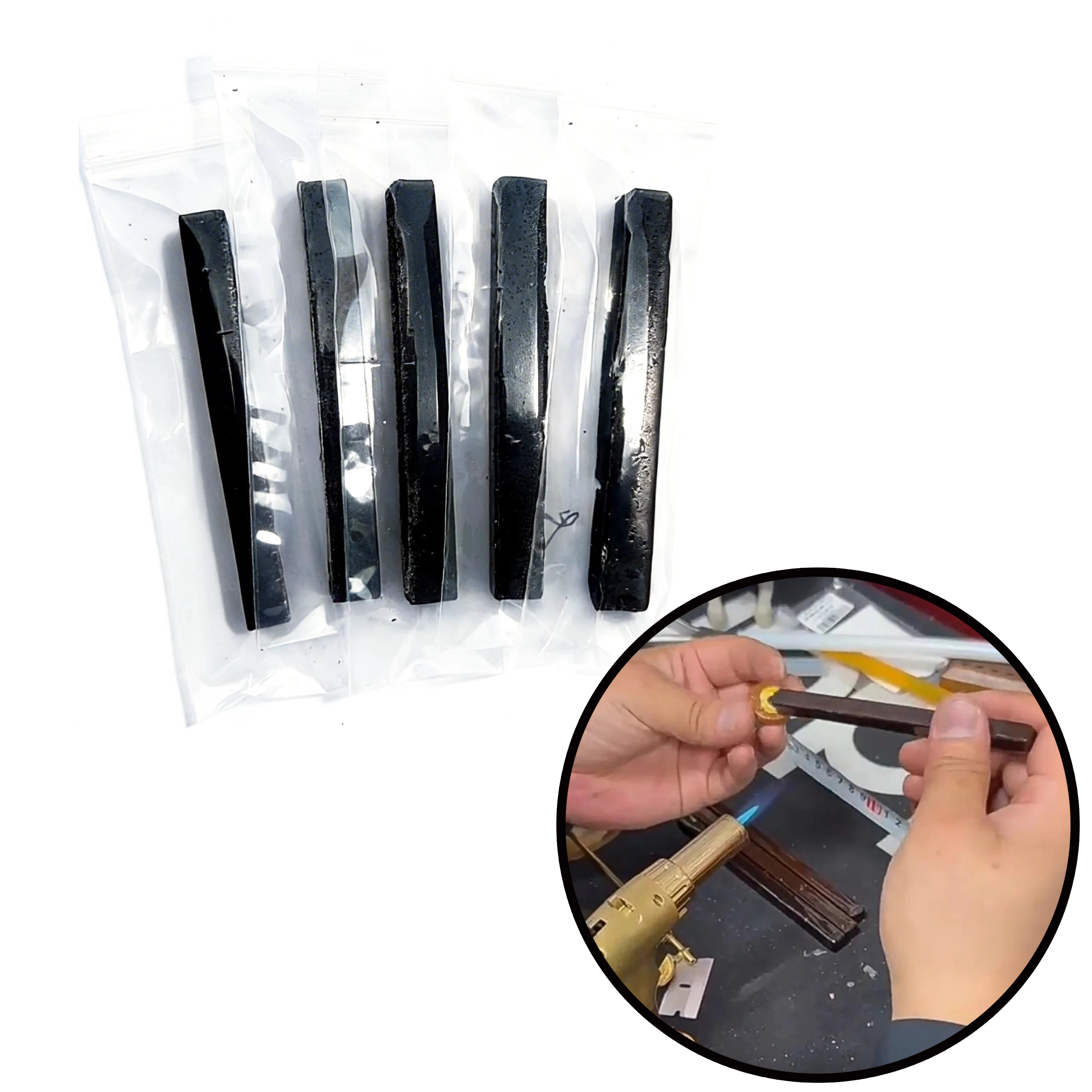 Schellack-Sticks für Saxophone, Klarinetten, Spezielle Verbrauchsmaterialien zur Reparatur von Lederpolstern von Blasinstrumenten-Zubehör