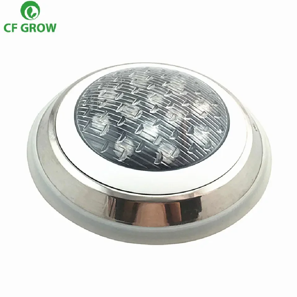 Description Picture 4 of item24W RGB LED Swimming Pool Light IP68 Waterproof AC/DC12V 12W 18W Outdoor RGB UnderWater Light Pond LED Piscina Luz Spotlight
