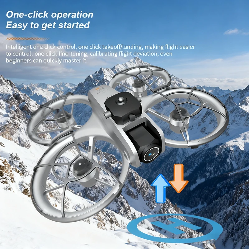 2025 New Z4 GT3 Drone Professional Mini 8K HD 4.3" Remote Control Headless Mode 360° Flip Quadcopter Mini aircraft Kid Toys Gift