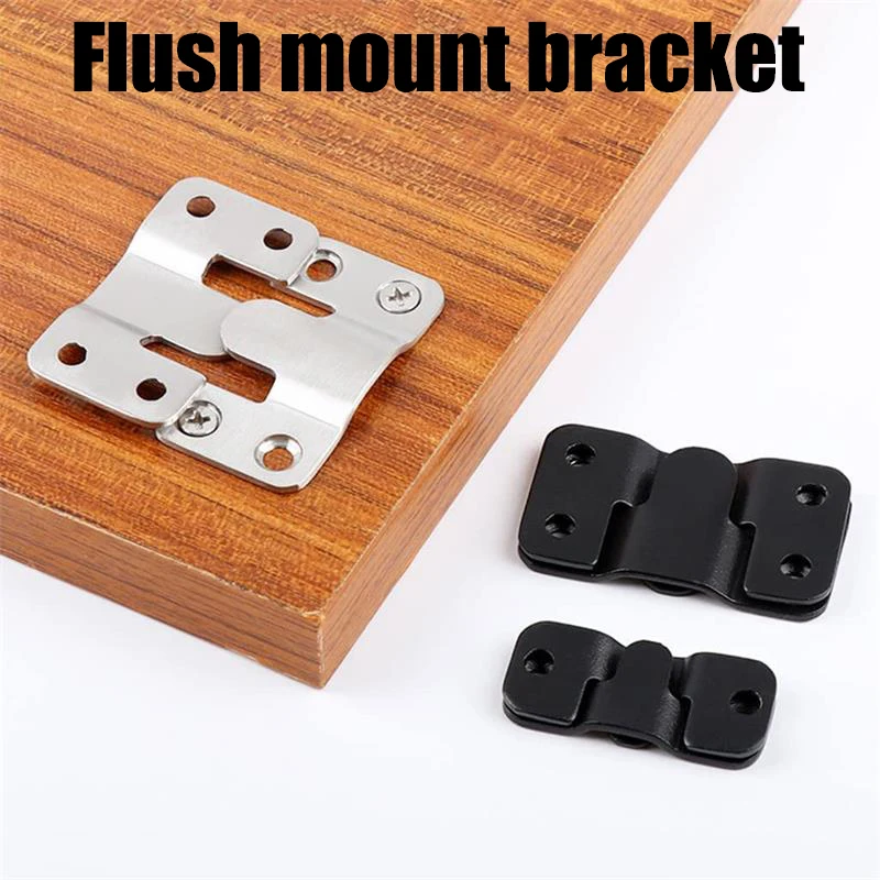 StainlessSteelWallHookPictureFrameKeyholeHangerZClipSofaBed