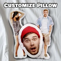 Custom Photo Cushion Humanoid Personalized Filling photo Cushion DIY Pillow for Putting Picture of Parent and Couple Christmas 1