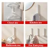 Clothes Rack Wall-mounted Storage Hangers Dormitory Students Hangers Hooks Simple Folding Non-slip Clothes Hangers Clothing Rack 1