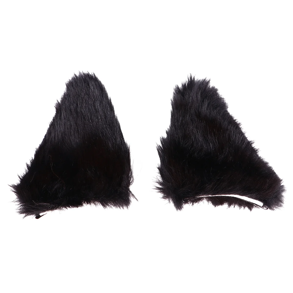 

2 Pcs Cat Ears Hairpin Halloween Clips Masquerade Headdress Girl Performance Flannel Durable