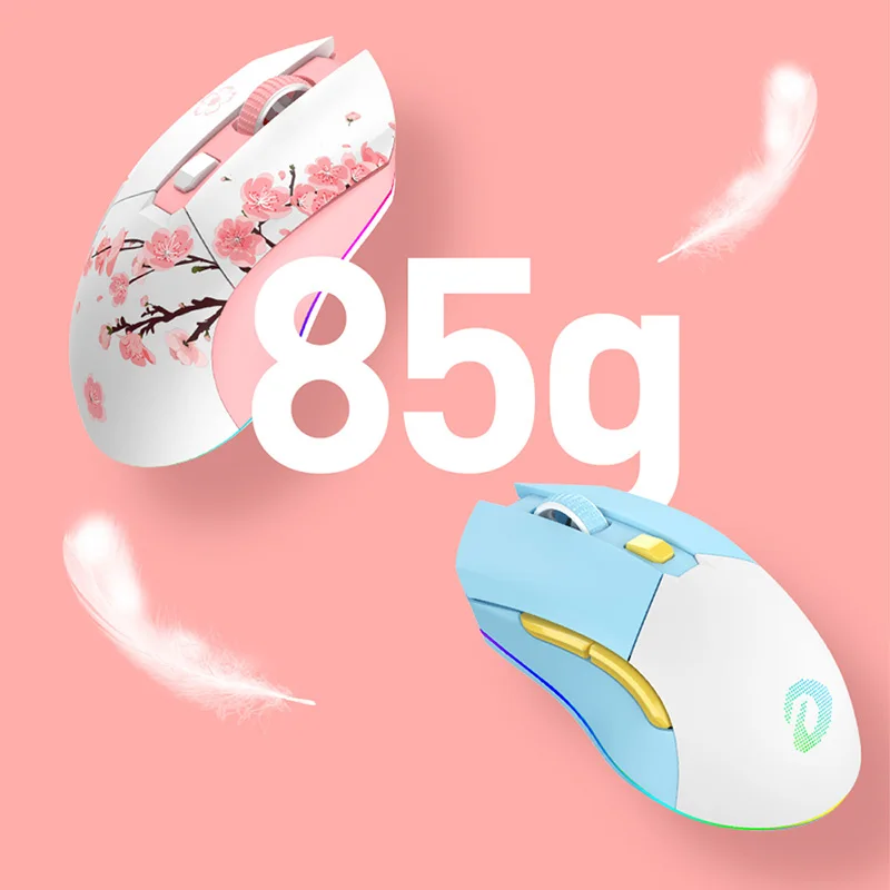 Dareu-modos Duplos Gamer Mouse Rgb 2.4g Ratos de Jogos com Fio sem Fio Bateria Recarregável Embutida de 930mah Conjunto Macro para pc Laptop - Imagem 6