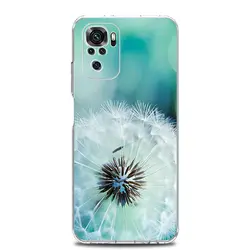 Clear Soft TPU Phone Case with Dandelion Flower Design for Note 12 Pro 5G (B7)