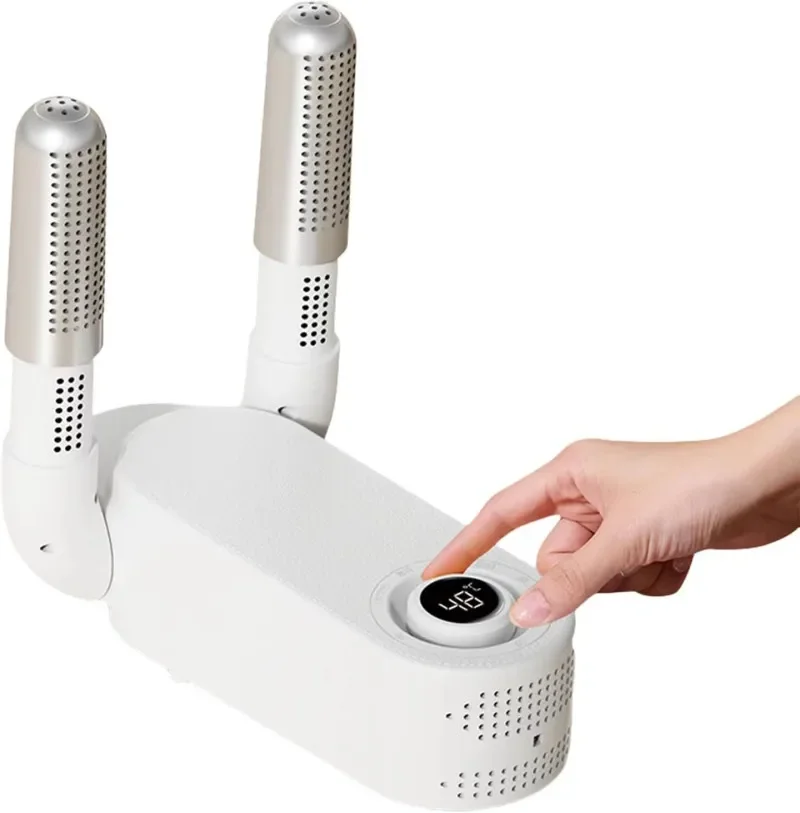 เครื่องอบรองเท้าพร้อมแสงยูวีฆ่าเชื้อโรคสำหรับรองเท้าทำงาน เครื่องอบรองเท้าแบบเป่าลมร้อน เครื่องอบถุงมือและเครื่องอุ่นรองเท้า 1