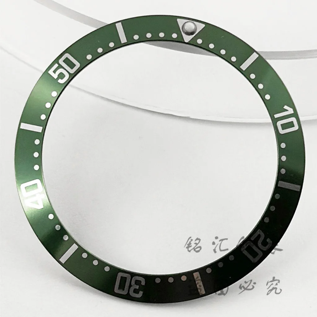 Multicolor Aluminum Sloping Watch Bezel Insert Ring, 38mm