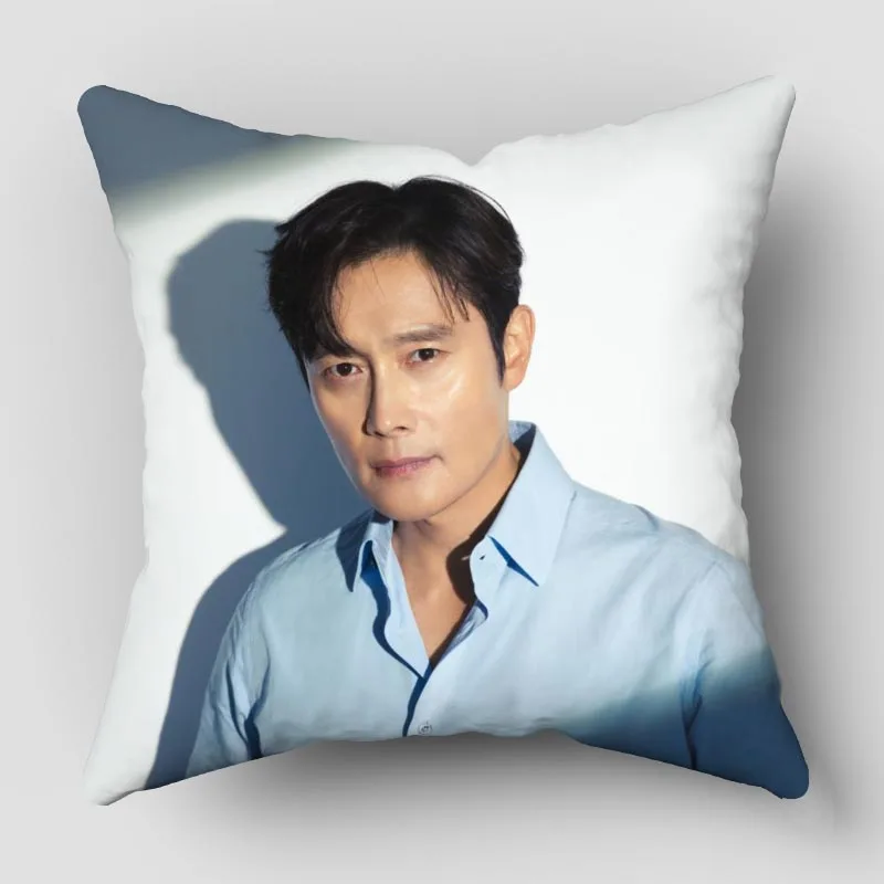 Musife Lee Byung Hun Pillowcase Art Square Zippered Pillow Cover 35*35,40*40,45*45cm wholesale 6