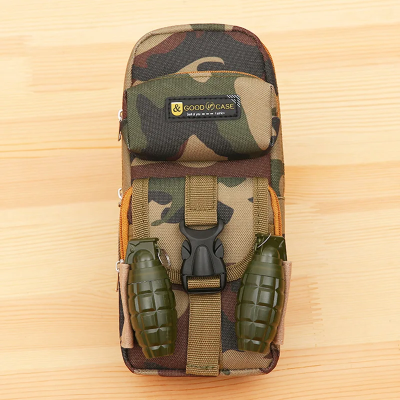 Creative Camouflage Canvas Pencil Case