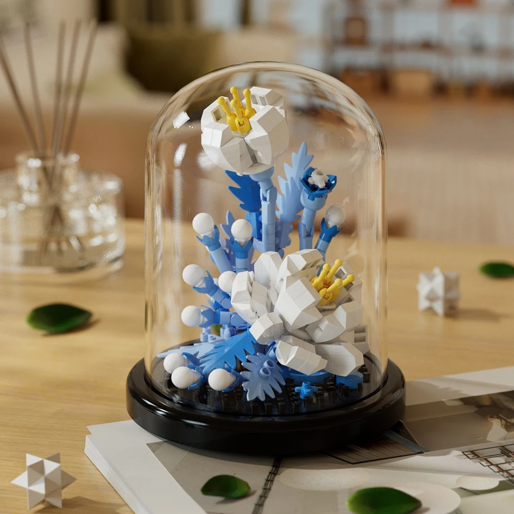 Festive Succulent Bouquet: Creative Eternal Flower Puzzle Decoration