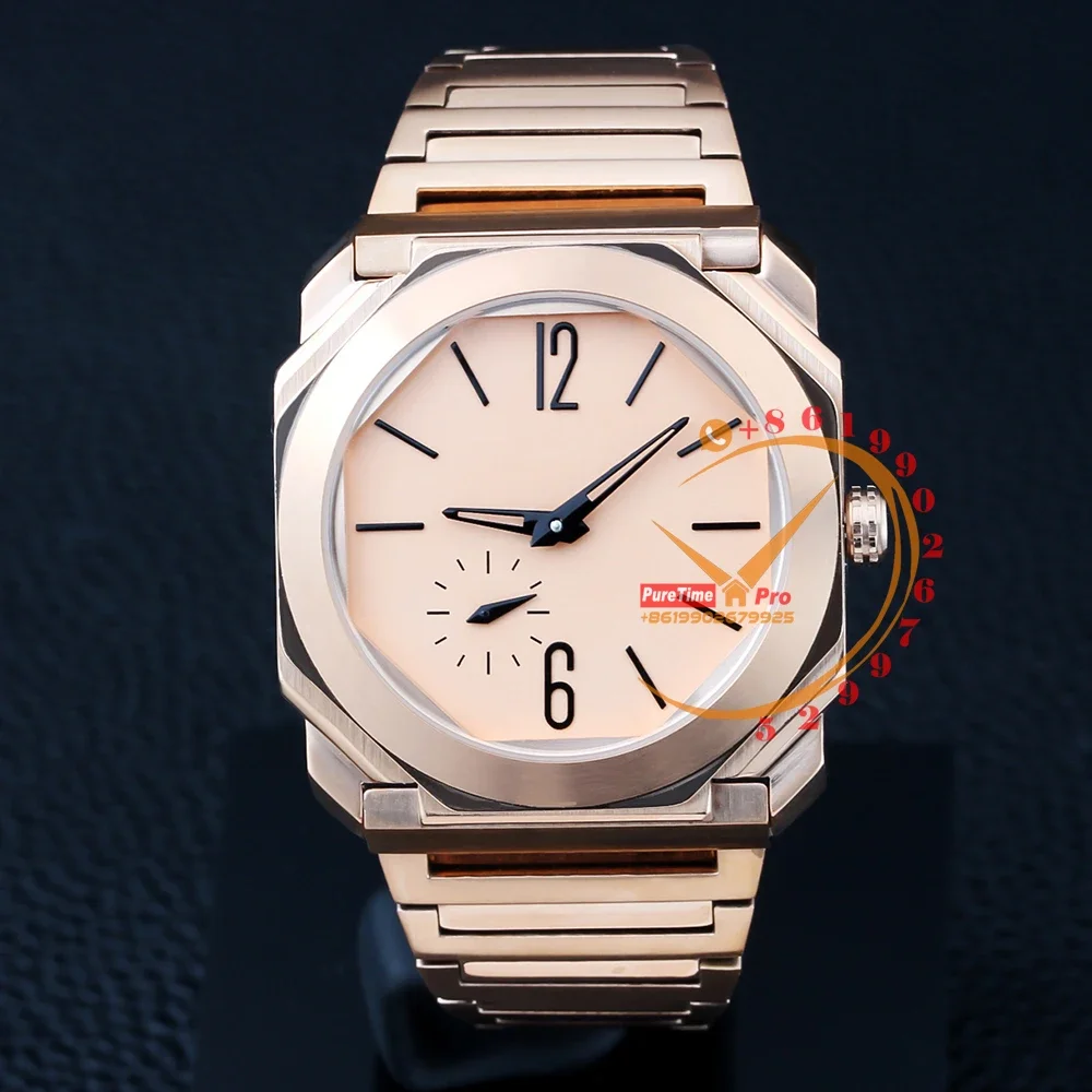 

Octo Finnissimo Automatic Mens Watch Rose Gold Champagne Dial Stainless Steel Bracelet 102713 2023 Luxury Top Brand Super